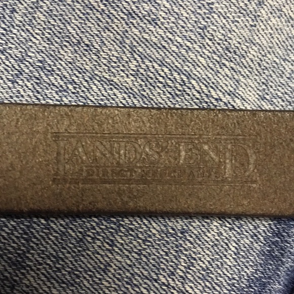 Lands end genuine leather brown belt - Picture 3 of 4